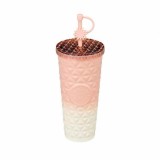 Starbucks 2025 Korea Summer Pink Gradient Dion 20oz SS Tumbler