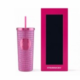Starbucks 2025 China Summer Dopamine Pink Diamond Rhinestone SS Tumbler
