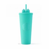 Starbucks 2025 China Summer Dopamine Blue 26oz Studded Tumbler with Topper