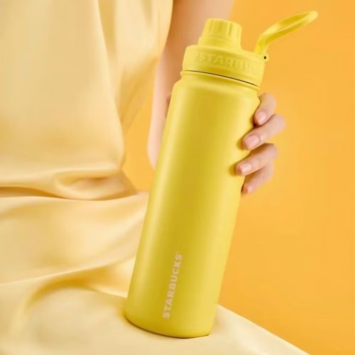 Starbucks 2025 China Summer Dopamine Yellow 26oz SS Tumbler