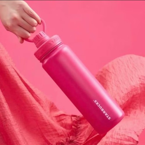 Starbucks 2025 China Summer Dopamine Pink 26oz SS Tumbler