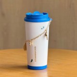 Starbucks 2025 China Holiday See Wind 16oz SS Tumbler with Keychain