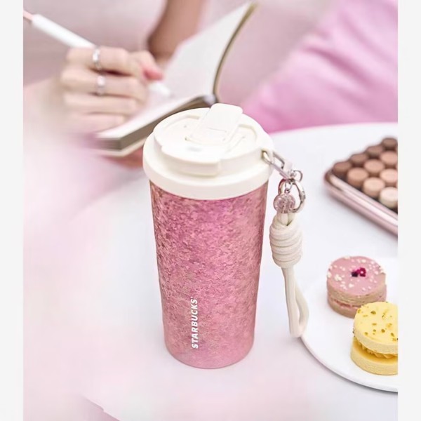 Starbucks 2025 China Summer Romantic Pink Titanium 17oz SS Tumbler