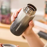 Starbucks 2025 China Black Silver Titanium 9oz SS Tumbler