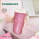 Starbucks 2025 China Summer Romantic Pink Titanium 17oz SS Tumbler