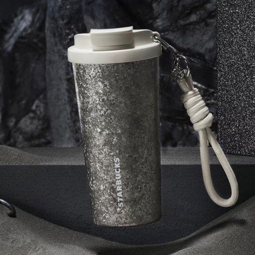 Starbucks 2025 China Summer Bright Silver Gray Titanium 17oz SS Tumbler