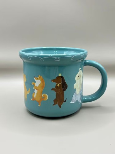 Starbucks 2024 Taiwan Halloween Green Dog 14oz Mug