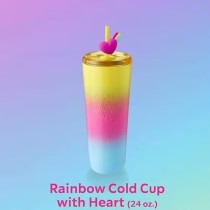 Starbucks 2025 Thailand Pride Rainbow 24oz SS Tumbler with Topper