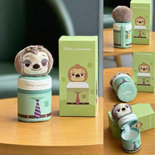 Starbucks x Disney 2025 China Zootopia Lightning Mini Coin Bag Keychain