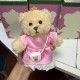 Starbucks 2025 China Pink Dress Mini Bear Toy
