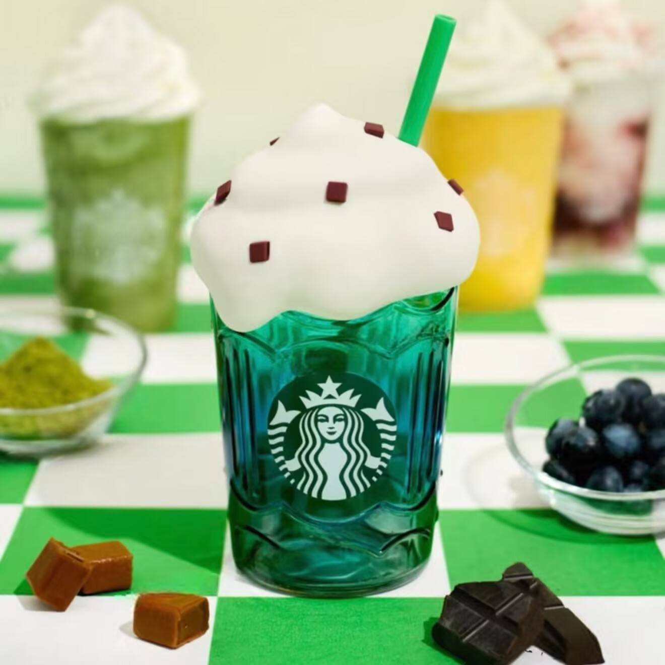 US$ 35.99 - Starbucks 2025 China Summer Frappuccino Party Green