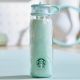 Starbucks 2025 China Summer Fresh Blue 35oz Plastic Straw Tumbler with Towel