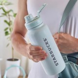 Starbucks 2025 China Summer Fresh Blue 34oz SS Tumbler