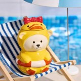 Starbucks 2025 China Summer Yellow Duck Bear 12oz Mug