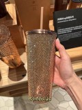 Starbucks 2025 Taiwan Reserve Gold Diamond Rhinestone SS Tumbler