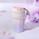 Starbucks 2025 China Summer Fantasy Purple Chain 17oz SS Tumbler with Keychain