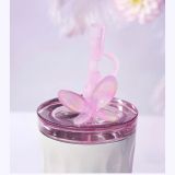 Starbucks 2025 China Summer Fantasy Purple White 14oz SS Tumbler with Topper