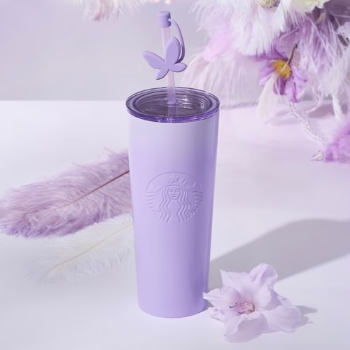 Starbucks 2025 China Summer Fantasy Purple 28oz SS Tumbler with Topper