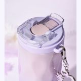 Starbucks 2025 China Summer Fantasy Purple 16oz SS Tumbler with Keychain