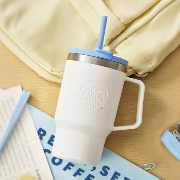 Starbucks 2025 China Back to School White 18oz SS Tumbler