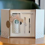 Starbucks 2025 China Anniversary Romantic Ocean Pen and SS Tumbler with Gift Box