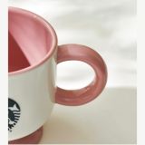 Starbucks 2025 China Summer Pink 10oz Mug with Coaster