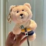Starbucks 2025 China Autumn Ride Bike Mini Bear Toy
