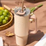Starbucks 2025 China Anniversary Autumn Yellow 31oz SS Tumbler