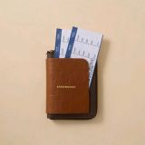 Starbucks 2025 China Brown Travel Card Passport Holder