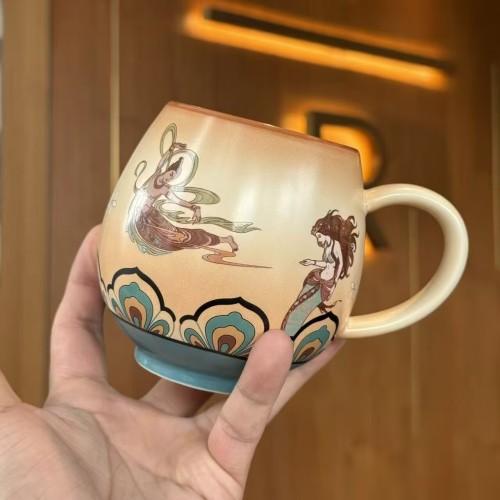 Starbucks 2025 China Dunhuang Siren Mermaid 13oz Mug