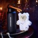 Starbucks 2025 China Halloween Black 14oz SS Tumbler with White Bear
