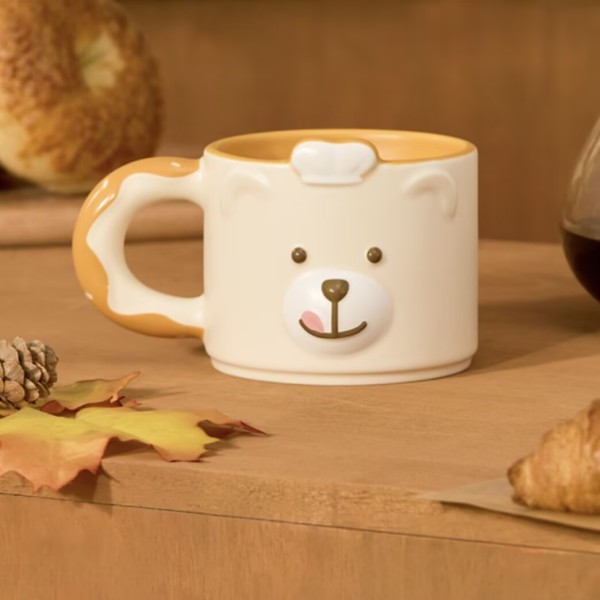 Starbucks 2025 China Dessert House Cute Bear 12oz Mug
