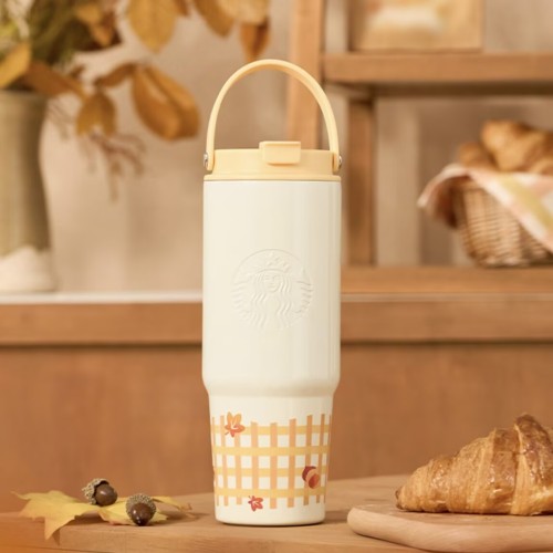 Starbucks 2025 China Dessert House 2 Drinking Mouth 28oz SS Tumbler
