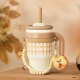 Starbucks 2025 China Dessert House 14oz SS Tumbler with Keychain