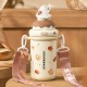 Starbucks 2025 China Dessert House Cute Bear 16oz SS Tumbler