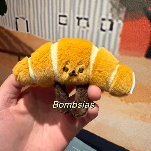 Starbucks 2025 China Croissant Cute Keychain