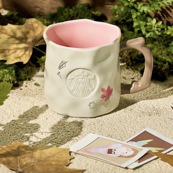 Starbucks 2025 China Autumn Field Siren Logo Leaves 13oz Mug