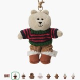 Starbucks 2025 Taiwan Christmas Mini Bear Toy with Replacement Clothes