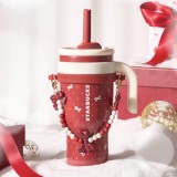Starbucks 2025 China Christmas Red Bow 18oz SS Tumbler