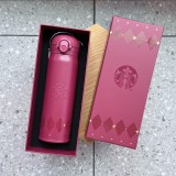 Starbucks 2025 China Warm Christmas Red Siren Logo 17oz SS Tumbler