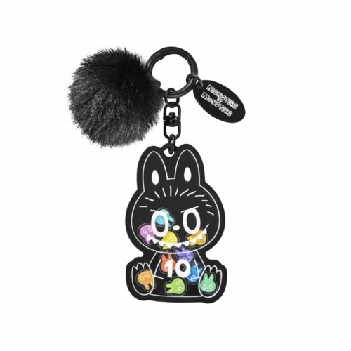 pop mart labubu monster 10th anniversay mini keychain