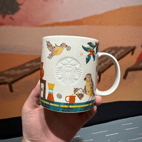 Starbucks 2025 Taiwan Parrot Coffee 16oz Mug