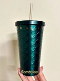 Starbucks 2025 Taiwan Christmas Star Green Scale 16oz SS Tumbler