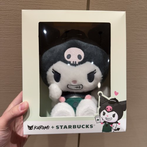 Starbucks x Kuromi 2025 HK Small Size Bear Toy