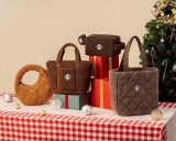 Starbucks 2025 Taiwan Christmas Brown Hand Bag