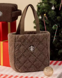 Starbucks 2025 Taiwan Christmas Brown Hand Bag