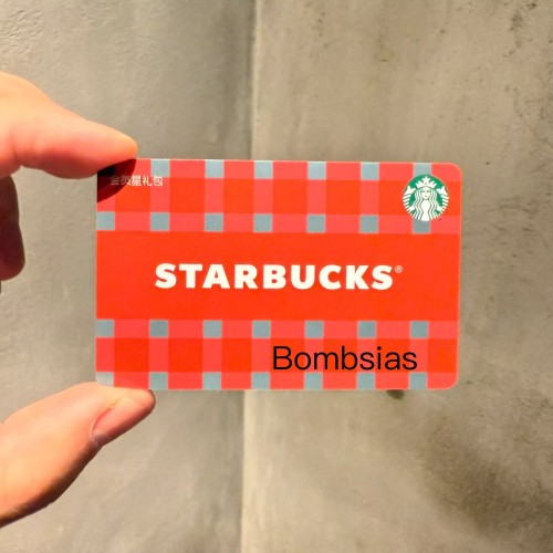 Starbucks 2025 China Red Camera Used Card