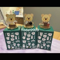 Starbucks 2025 Taiwan Cute Bear metal Stamp set of 3 pieces