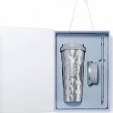 Starbucks 2025 China Christmas Snowlit Wonderland Diamond Rhinestone SS Tumbler with Two Lids
