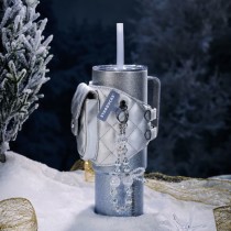 Starbucks 2025 China Christmas Snowlit Wonderland 33oz SS Tumbler with Sleeve
